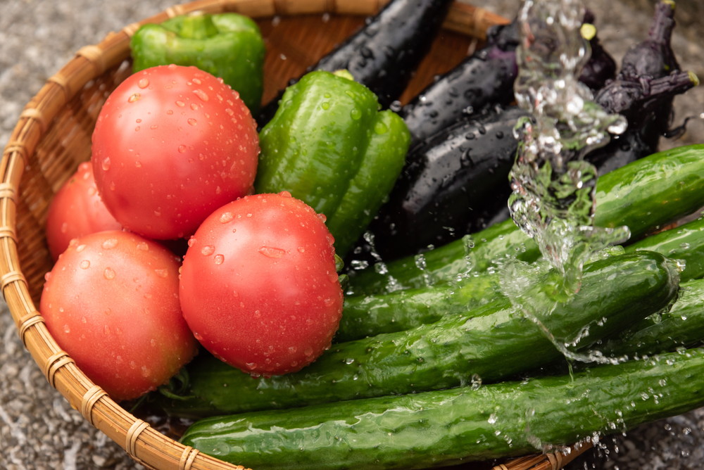 野菜中心の食材