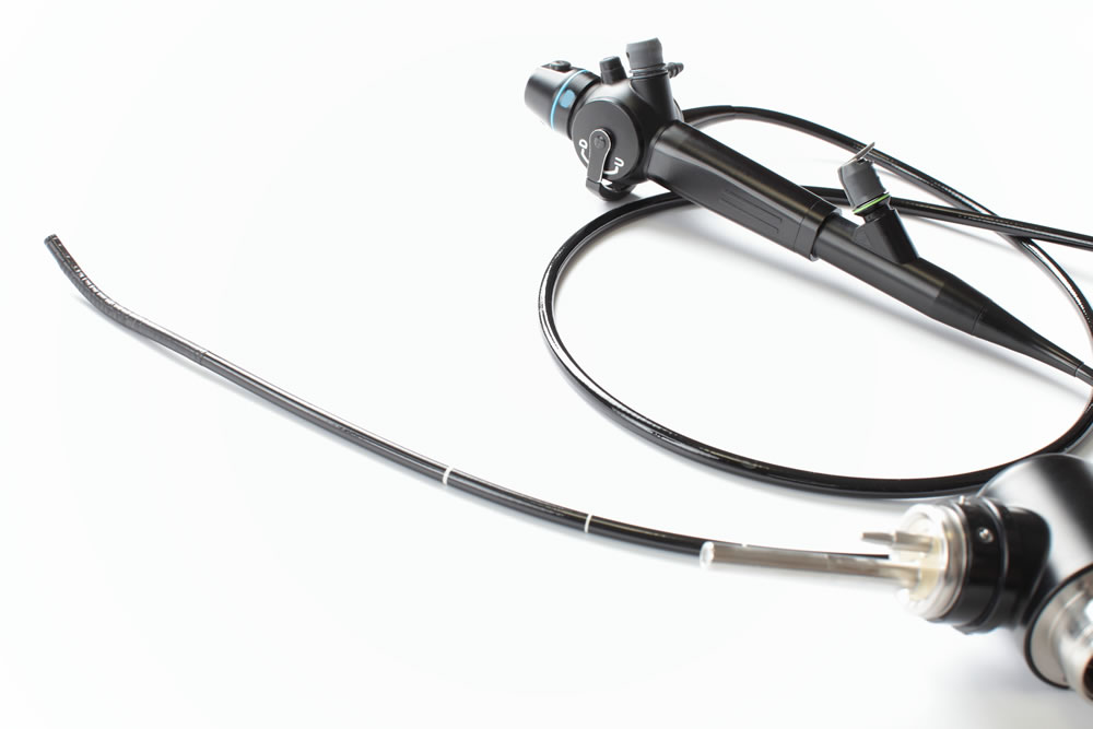 内視鏡のカメラ部分と操作部分の写真